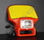 Feux, plaque phare Replica Honda XR rouge/orangé (R119=flash red) - PLAQUE PHARE XR US R119